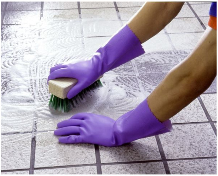 Đôi găng tay cao su Nhật Bản Shaldan Viny màu tím 100% cao su tự nhiên cao cấp dẻo dai, bền đẹp & không mùi