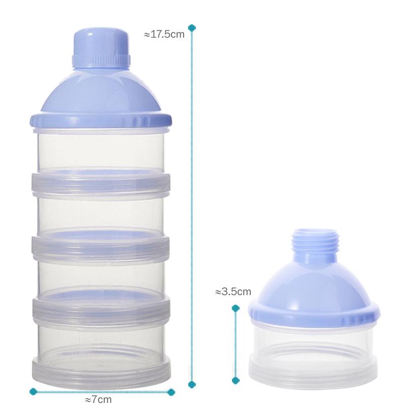 Hộp Đựng Sữa Bột 4 Tầng Tiện Lợi Cho Du Lịch