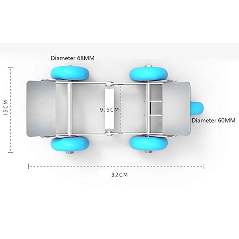 Bánh xe cứu hộ đẩy trợ lực khẩn cấp cho bánh sau khi thủng lốp cán đinh xì lốp