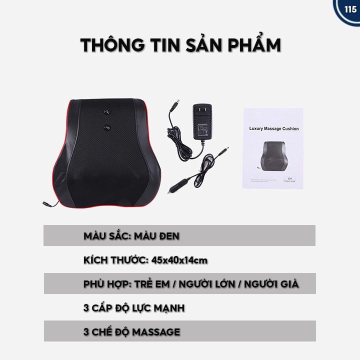 Gối Massage Vai Lưng Và Cổ Đa Năng Hiệu Quả Sử Dụng Được Trong Mọi Hoàn Cảnh 115