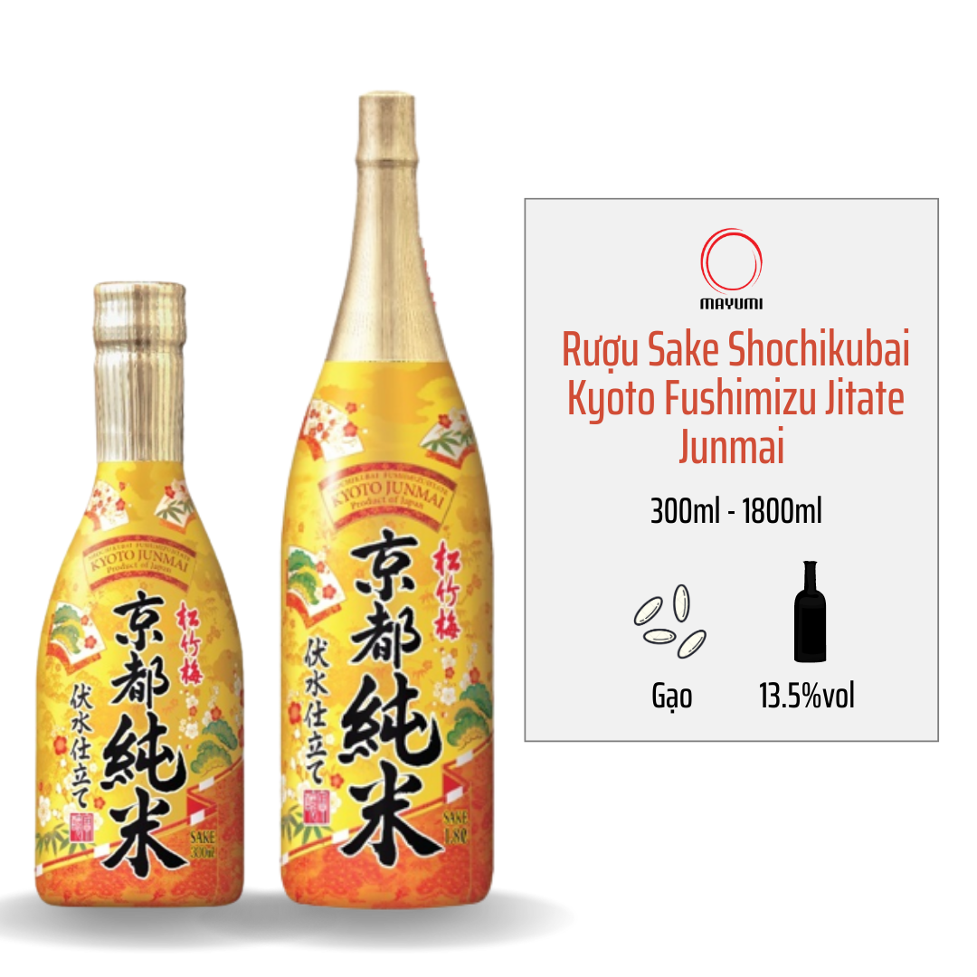 Rượu Sake Shochikubai Kyoto Fushimizu Jitate 14
