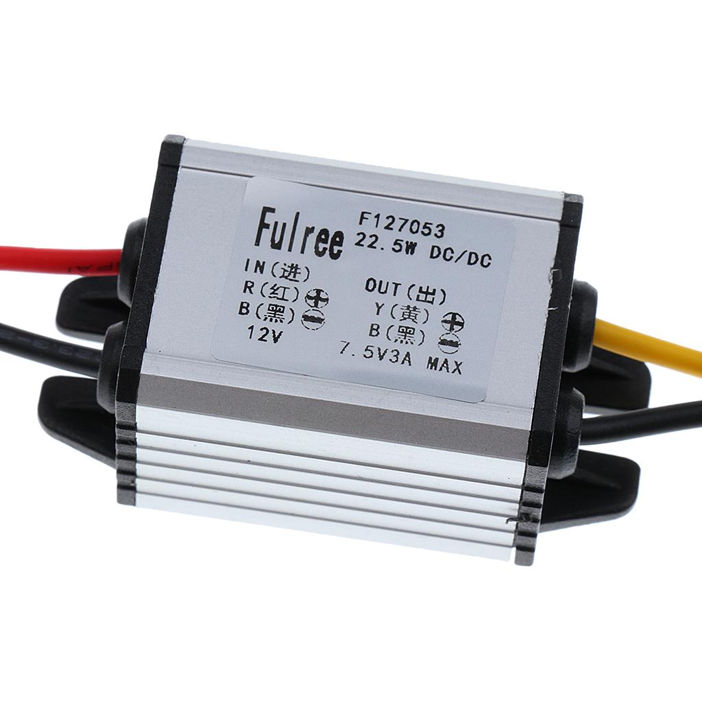 DC/DC Converter 12V Step down to 7.5V 3A 15W Power Supply Module