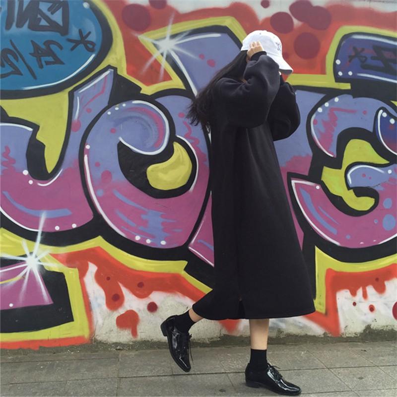 Hoodie dài phong cách Hàn quốc