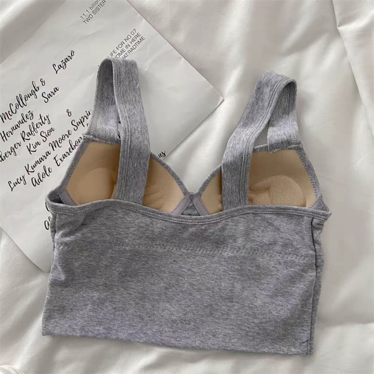 Áo Bra nữ cup ngực gợi cảm chất cotton mềm mại 667