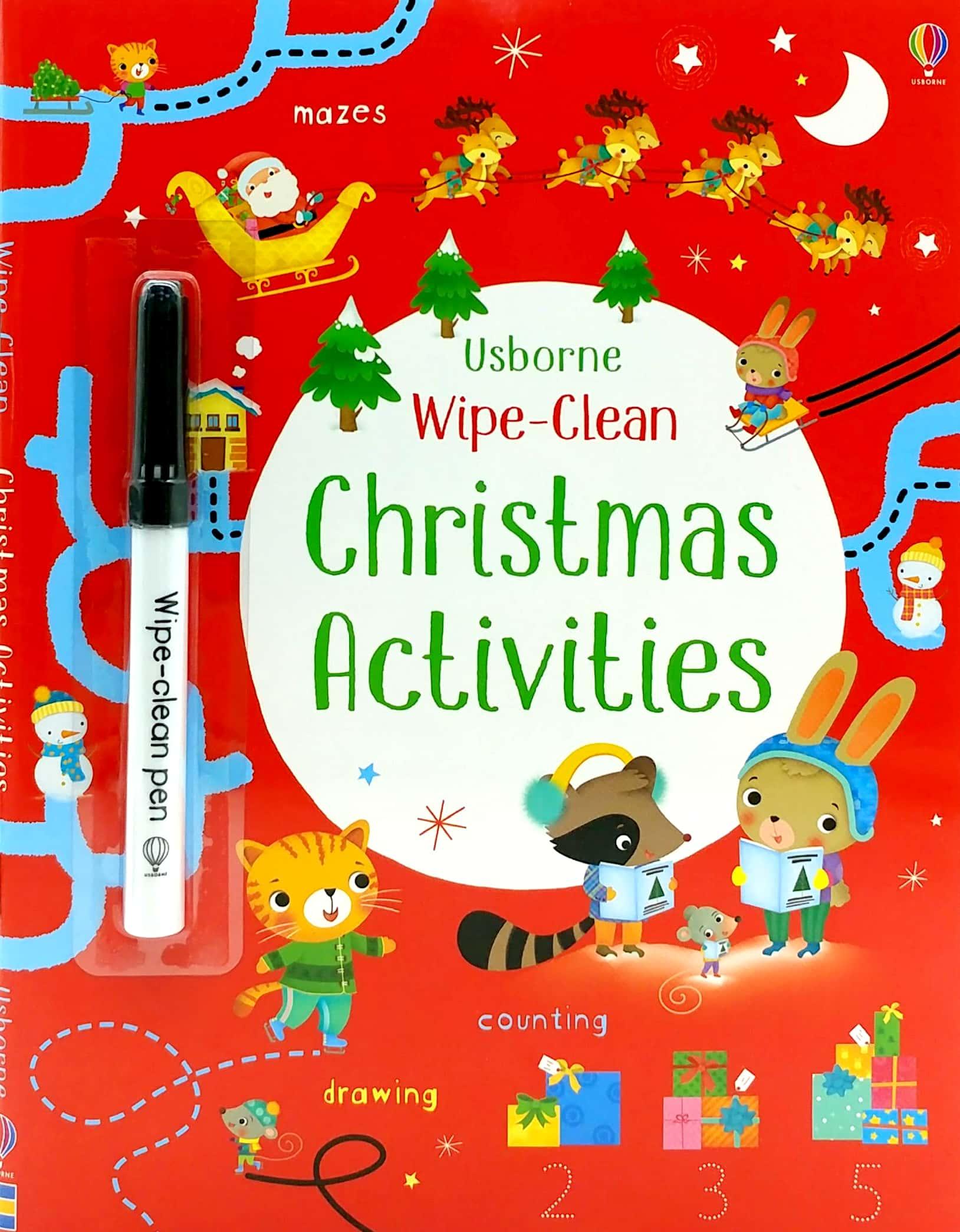 Wipe-Clean Christmas Activities