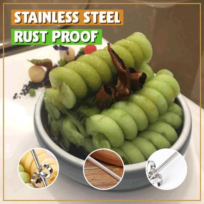 Potato Spiral Cutter Manual Roller French Fry Cutter Making Twist Shredder Grater Vegetable Slicer Kitchen Gadget Cooking Tools