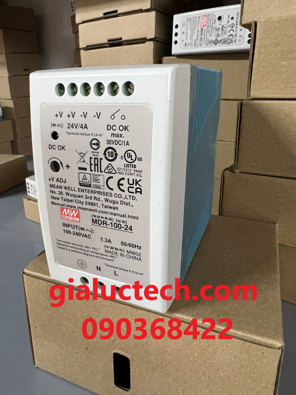Nguồn Meanwell MDR-100-24 Hàng nhập khẩu