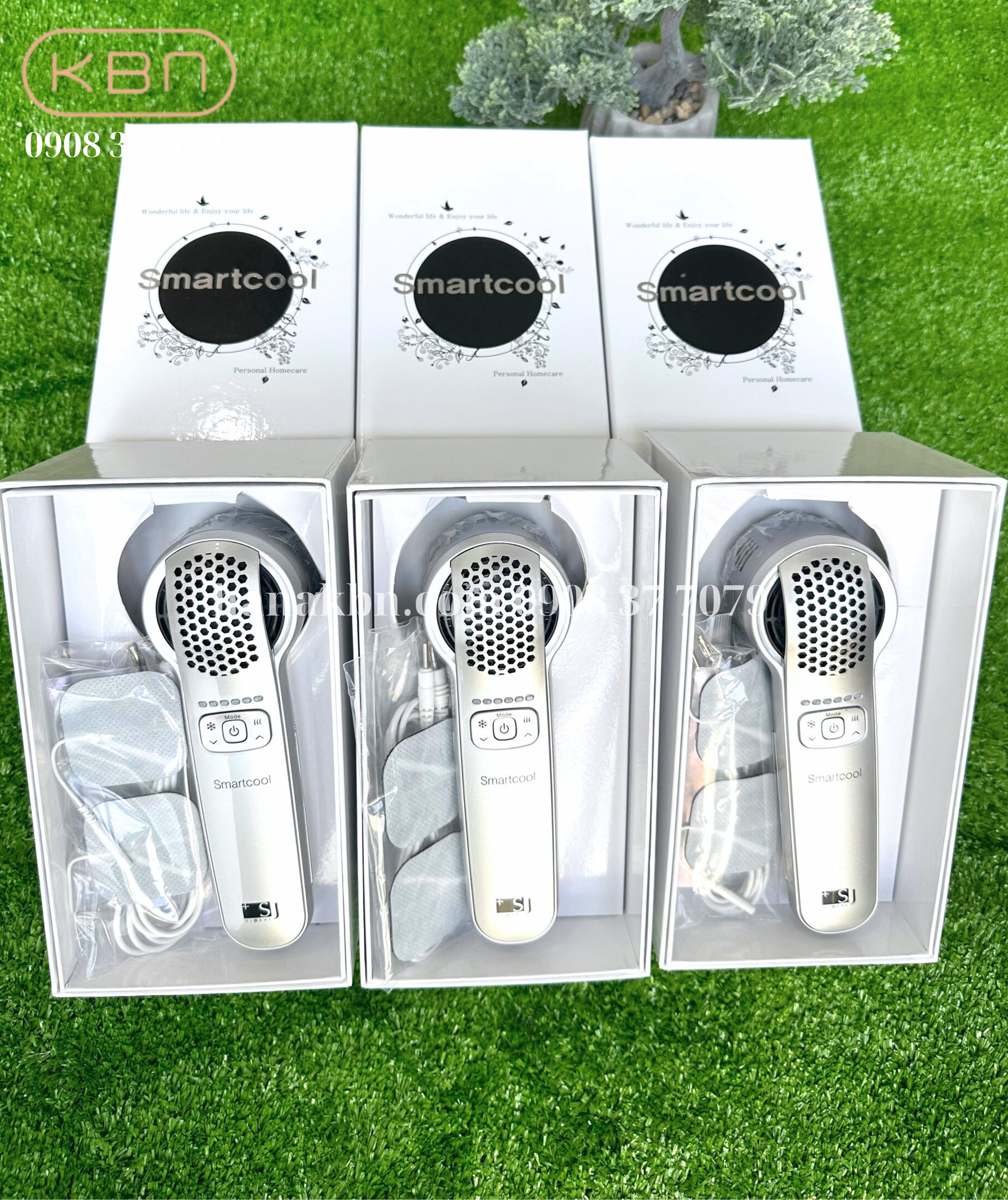 Máy Điện Di Tinh Chất Nóng Lạnh Smart Cool Hàn Quốc, Máy Massage Nâng cơ Mặt, Chăm Sóc Da - Chính hãng, bảo hành, bao đổi trả