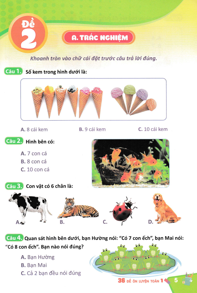 36 Đề Ôn Luyện Toán 1 (Biên Soạn Theo Chương Trình GDPT Mới) - ND