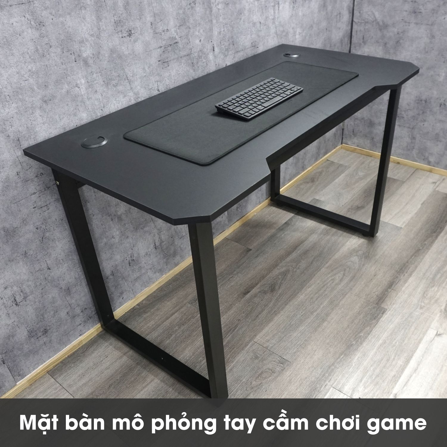 Bàn gaming, bàn chữ U mặt gỗ MDF FUFUTECH chắc chắn, kích thước 120x60 cm dùng để máy tính làm việc, chơi game, học tập