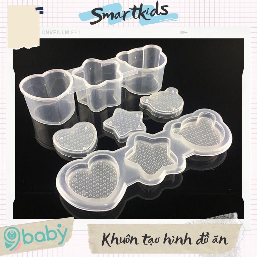 Set 3 khuôn tạo hình đồ ăn dặm cho bé Nhật Bản - Amina