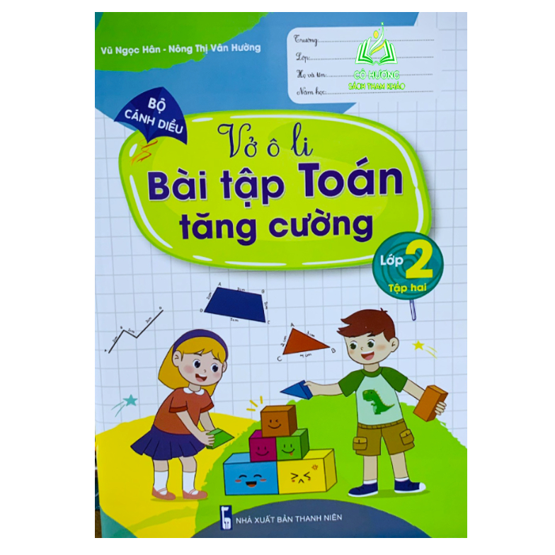 Sách - Vở Ô li Bài Tập Toán Tăng Cường lớp 2 - tập 1