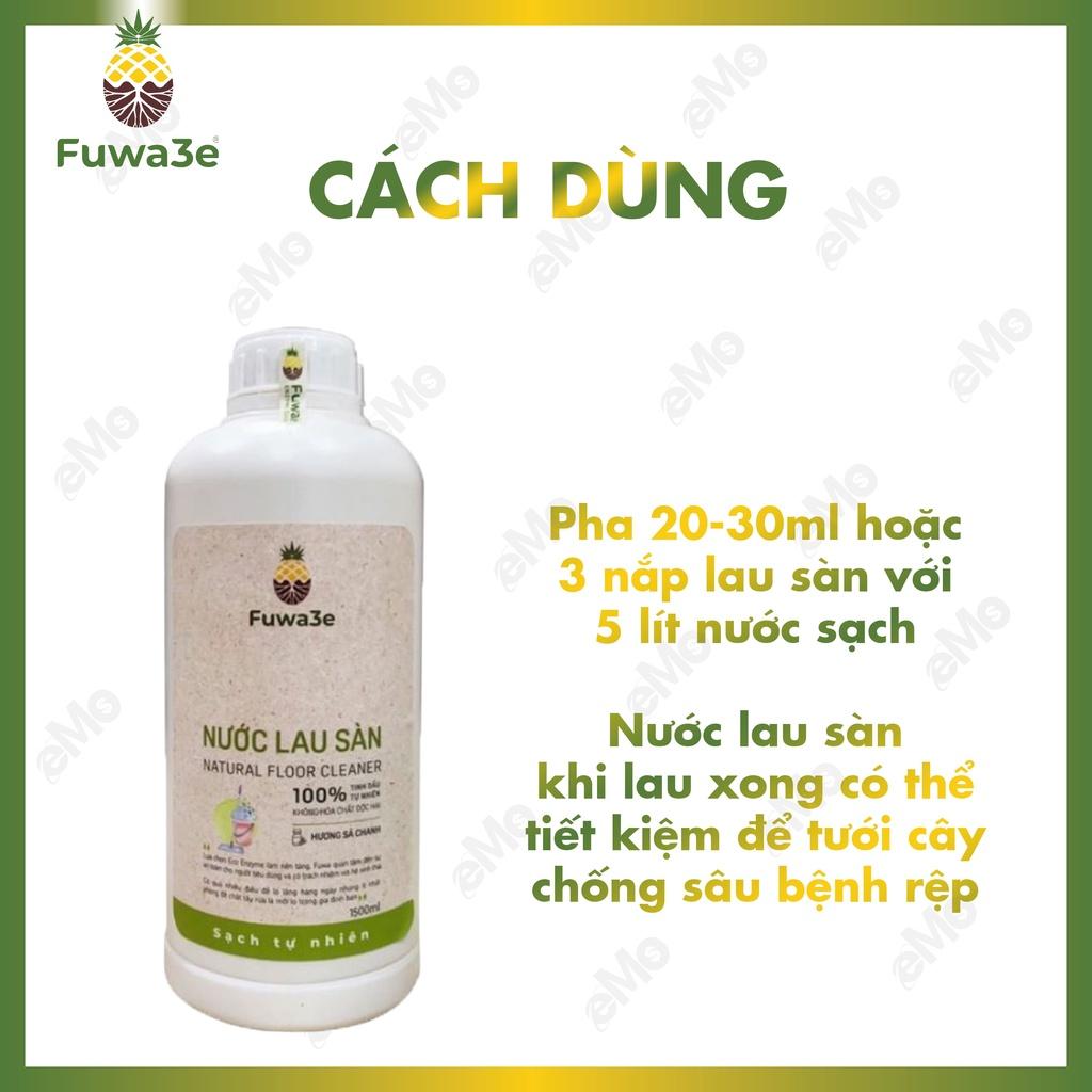 Nước lau sàn Fuwa3E hương quế chai 1L