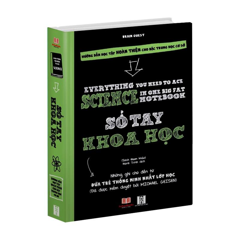 Sách Sổ tay khoa học, tổng hợp kiến thức lý hóa sinh