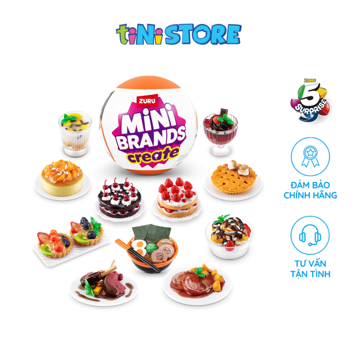 Đồ Chơi Trứng Sưu Tập Zuru Master Chef Mini Brands 5 Surprise S1 77515GQ1