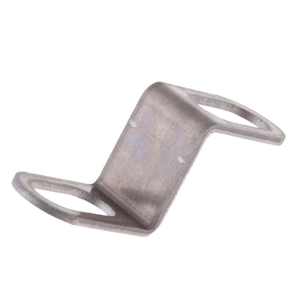4xMotorcycle Universal Exhaust Pipe Z Type Mounting Clamp Bracket