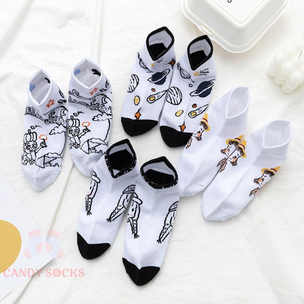 Tất nữ vớ nữ cổ thấp, Set 6 đôi tất Unisex phong cách Hàn Quốc, co dãn 4 chiều, chất liệu cotton Hàn cao cấp TN-070