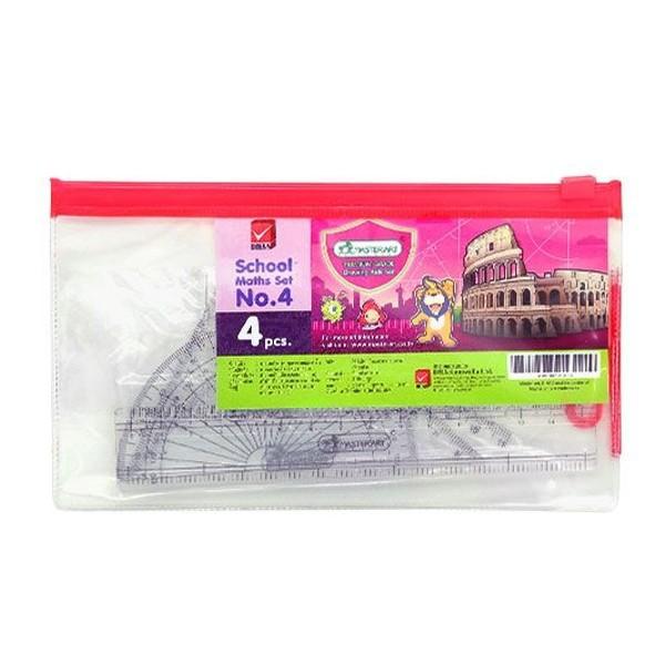 Bộ thước kẻ học sinh 4 món Master Art