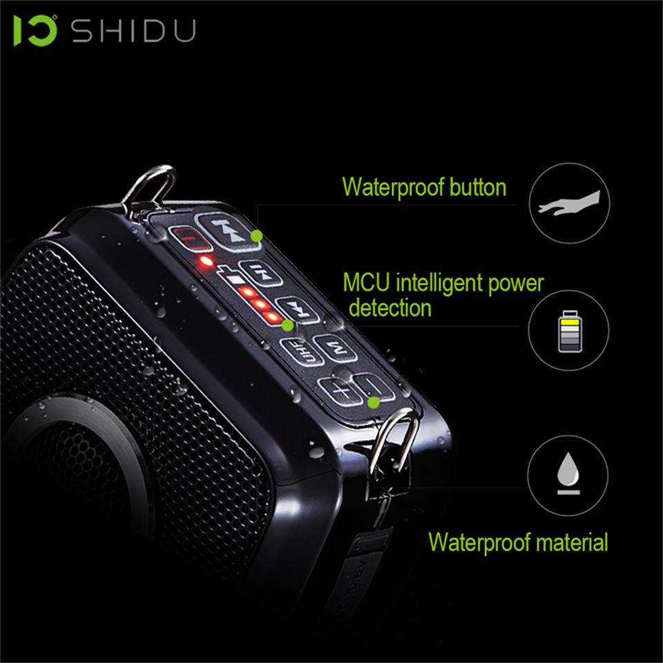 Shidu 25W Bộ Khuếch Đại Giọng Nói Mini Chống Nước Loa Âm Thanh USB Lautsprecher Với Micro Không Dây UHF Dành Cho Giáo Viên S92 Color: S92 EU Plug