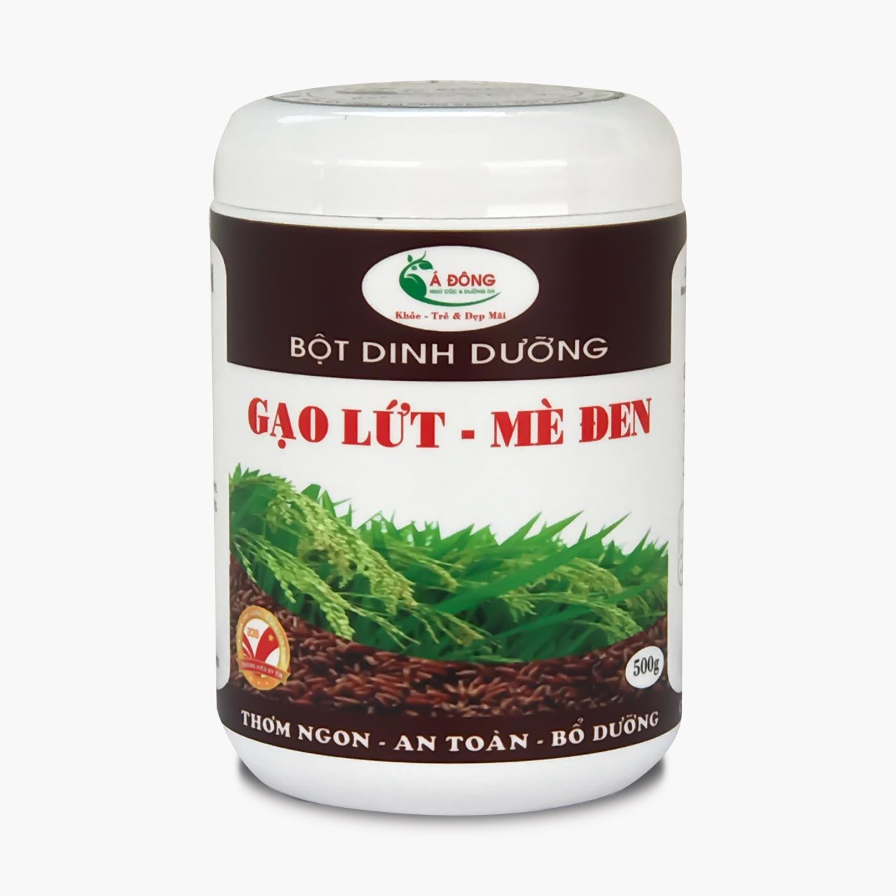 Bột Gạo Lứt Mè Đen Cao Cấp Á Đông Ngon , Vệ Sinh , Bổ Dưỡng( hộp 500g)