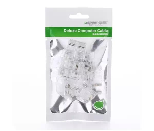 Ugreen UG20331NW110TK Đầu bấm mạng RJ45 chuẩn Cat5e cao cấp mạ vàng - HÀNG CHÍNH HÃNG