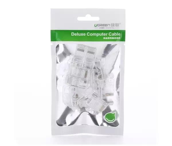 Ugreen UG20329NW110TK Đầu bấm mạng RJ45 chuẩn Cat5e cao cấp mạ vàng - HÀNG CHÍNH HÃNG