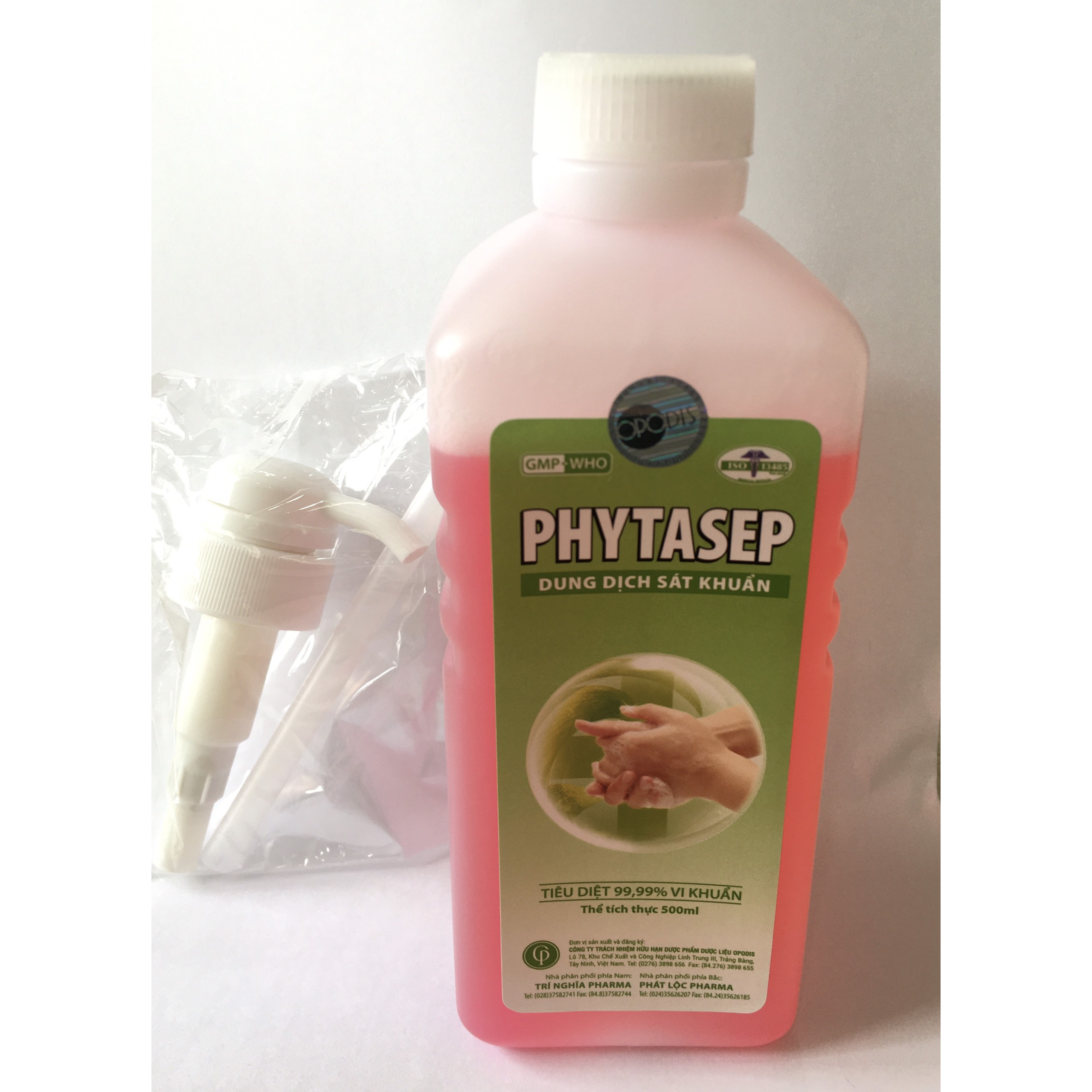 Dung dịch rửa tay sát khuẩn Phytasep 500ml