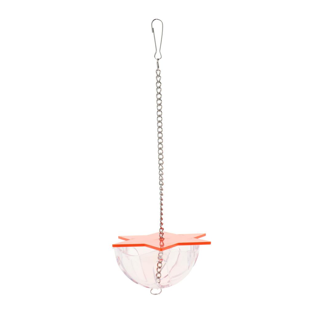 Pet Parrot Foraging Toy Feeder Bird Cage Acrylic Box Toy single layer 01