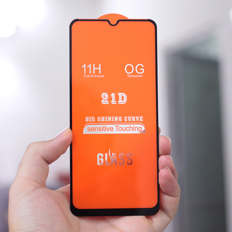 Kính Cường Lực 21D Cho Realme C12 Full Keo Màn Hình SIÊU BỀN, SIÊU CỨNG- Hàng Chính Hãng