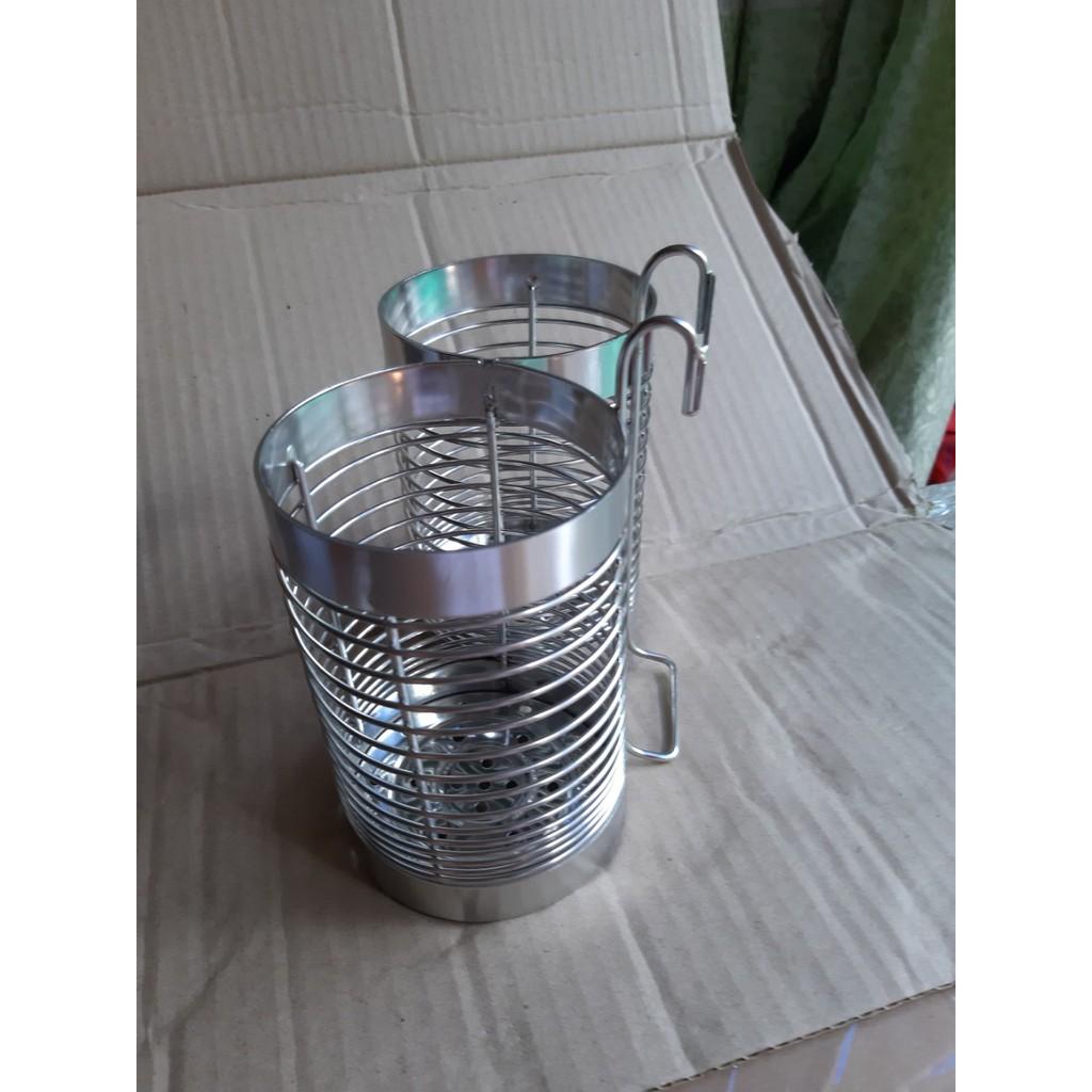 Ống đựng đũa muỗng tròn - ống đũa đôi inox 304 cao cấp inox 304 .