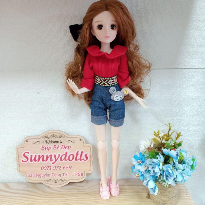 Búp Bê BJD 1/5 - 36cm Cơ Thể 21 Khớp Tóc Dài và Dày