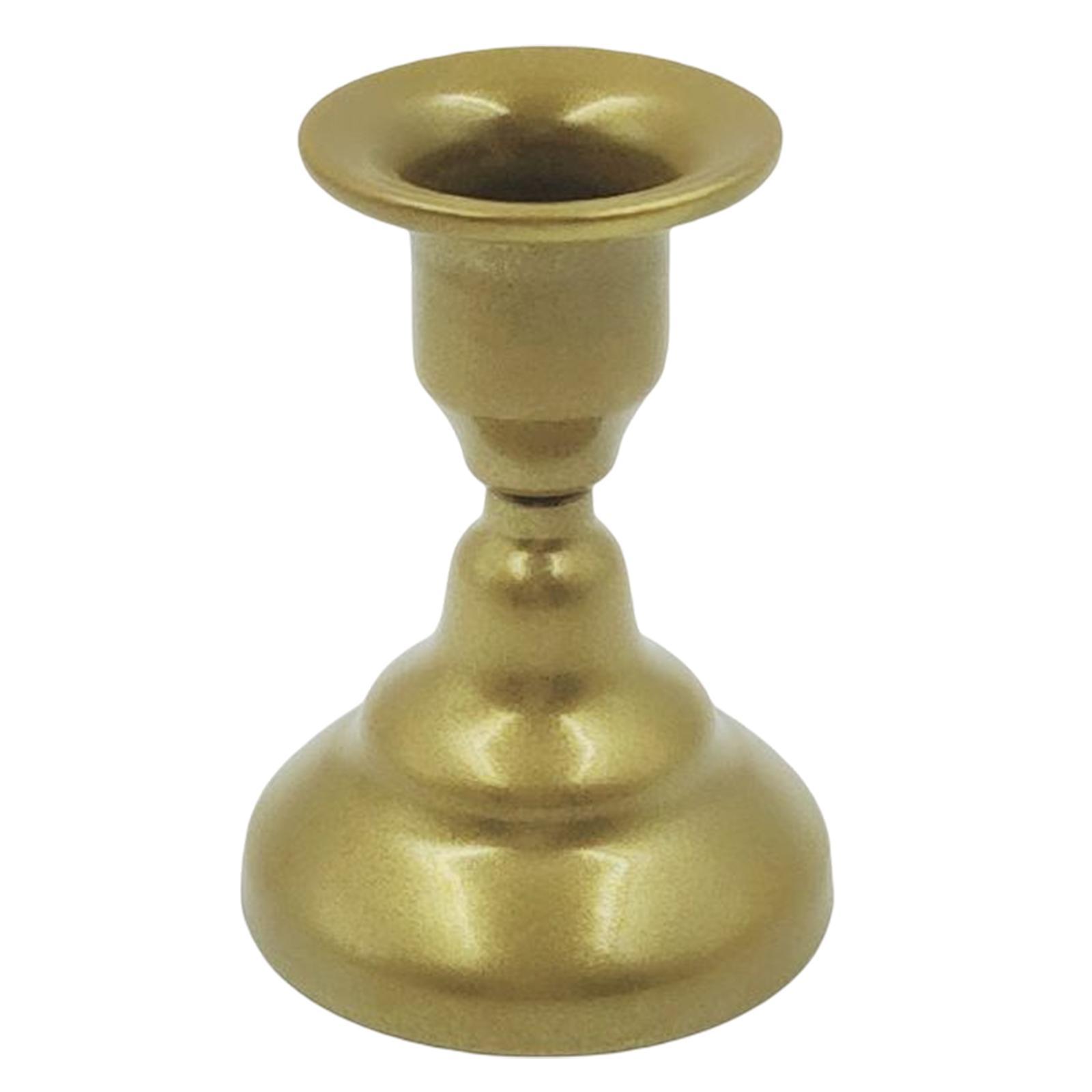 Modern Pillar Candle Holder Iron Candlestick for Party Desktop Decoration