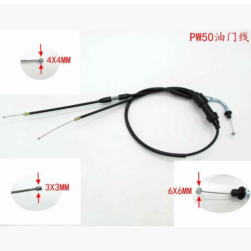Throttle Cable Assembly for PW50 50 PY50 PW 50cc