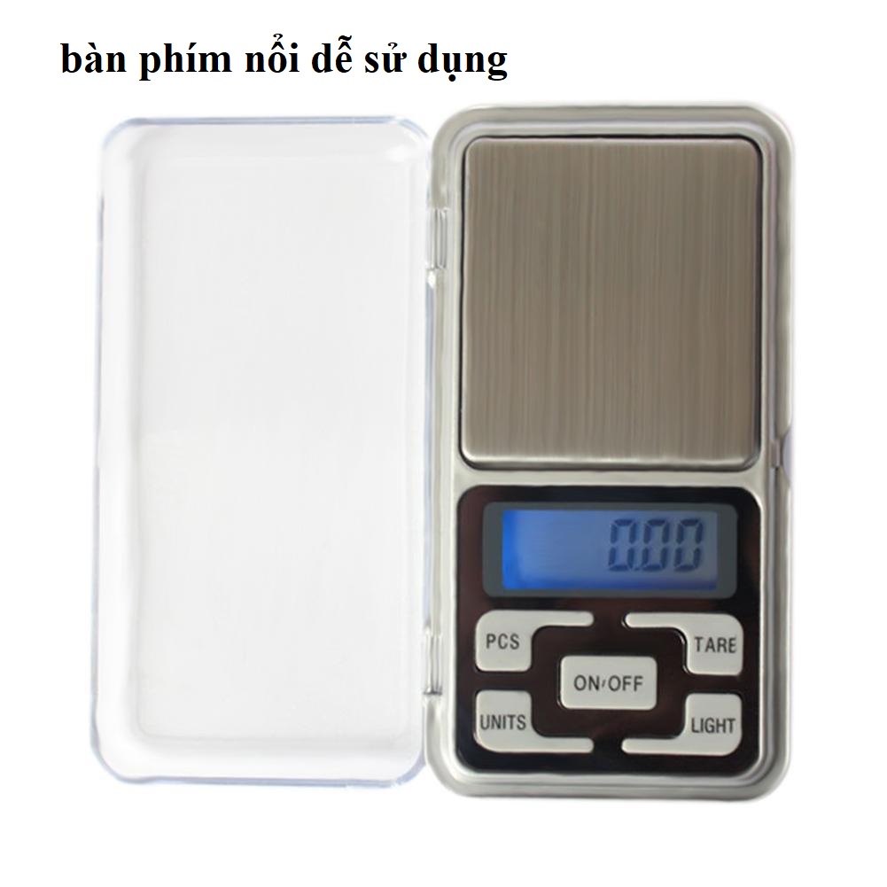 Cân Điện Tử - Cân Tiểu Li Điện Tử Mini Bỏ Túi Có Độ Chính Xác Cao 0.1 - 500g/0.01g ( Không Kèm Pin )