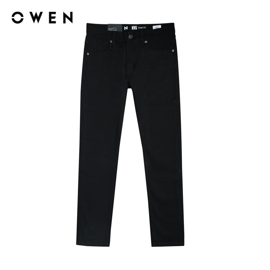 Quần jean Cotton Spandex Trơn