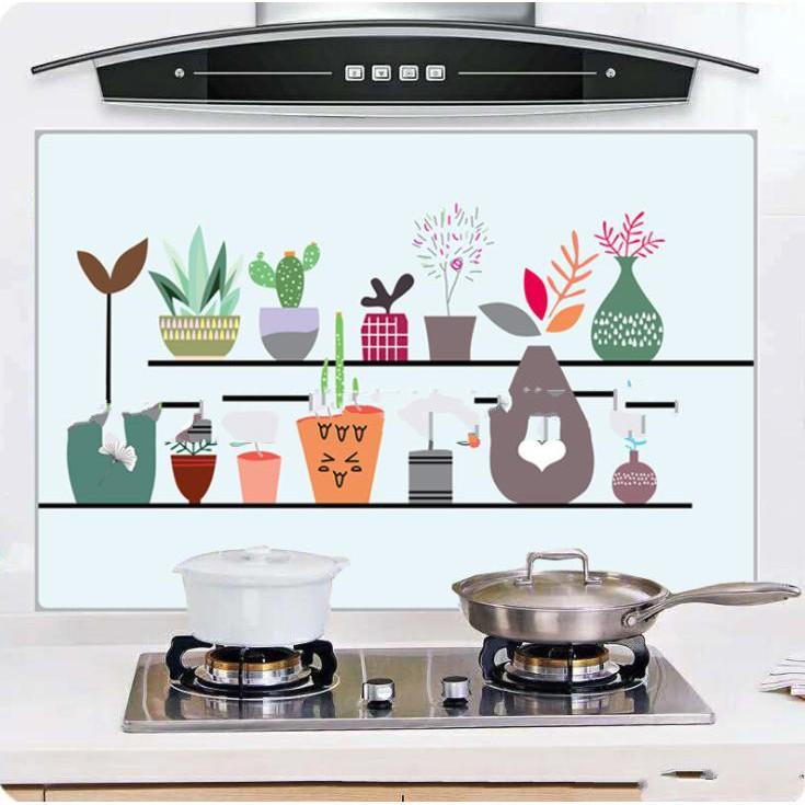 Miếng dán tường bếp chống nóng và ô xi hóa bề mặt sơn Hàn Quốc
