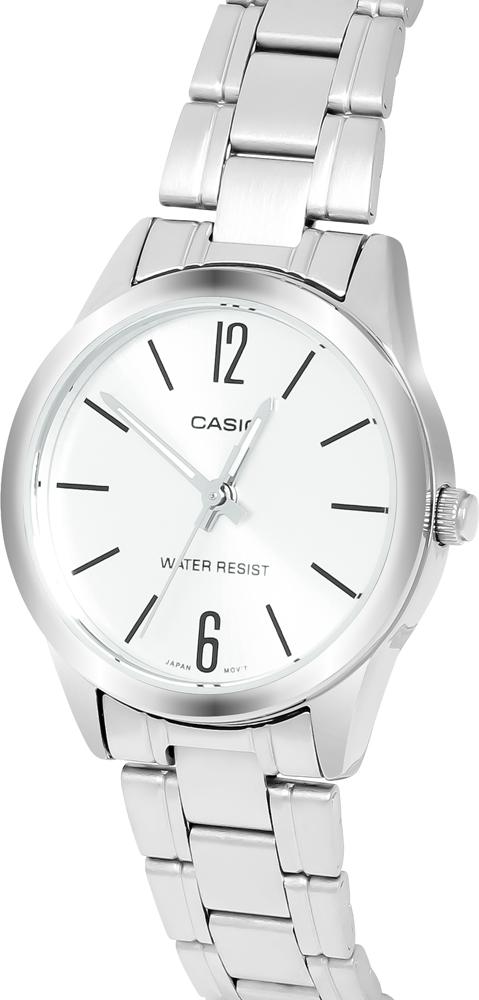 Đồng Hồ Nữ Casio LTP-V005D-7BUDF Dây Đeo Kim Loại - Mặt Màu Trắng