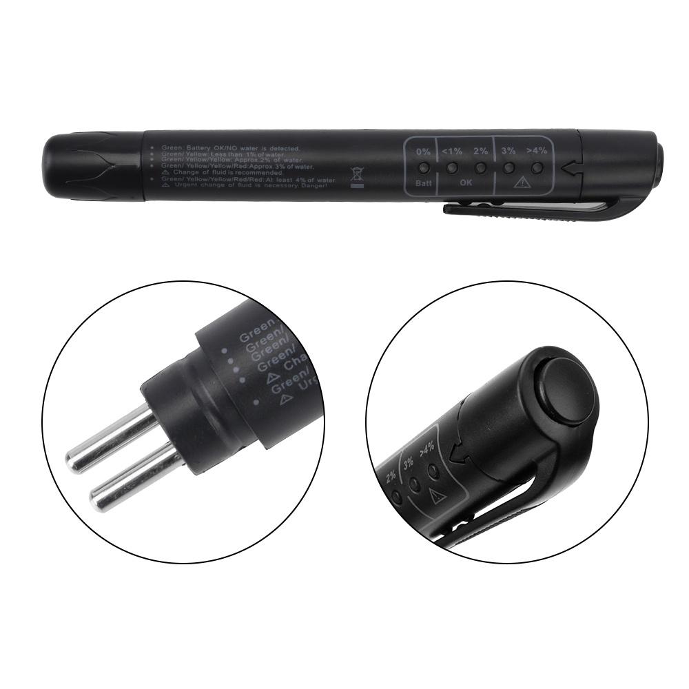 Bút kiểm tra dầu phanh xe 5 đèn LED cho DOT3/DOT4