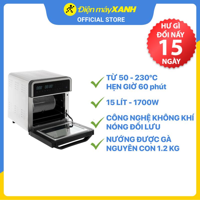 Lò chiên không dầu Kangaroo KG15AF1A 15 lít - Hàng chính hãng