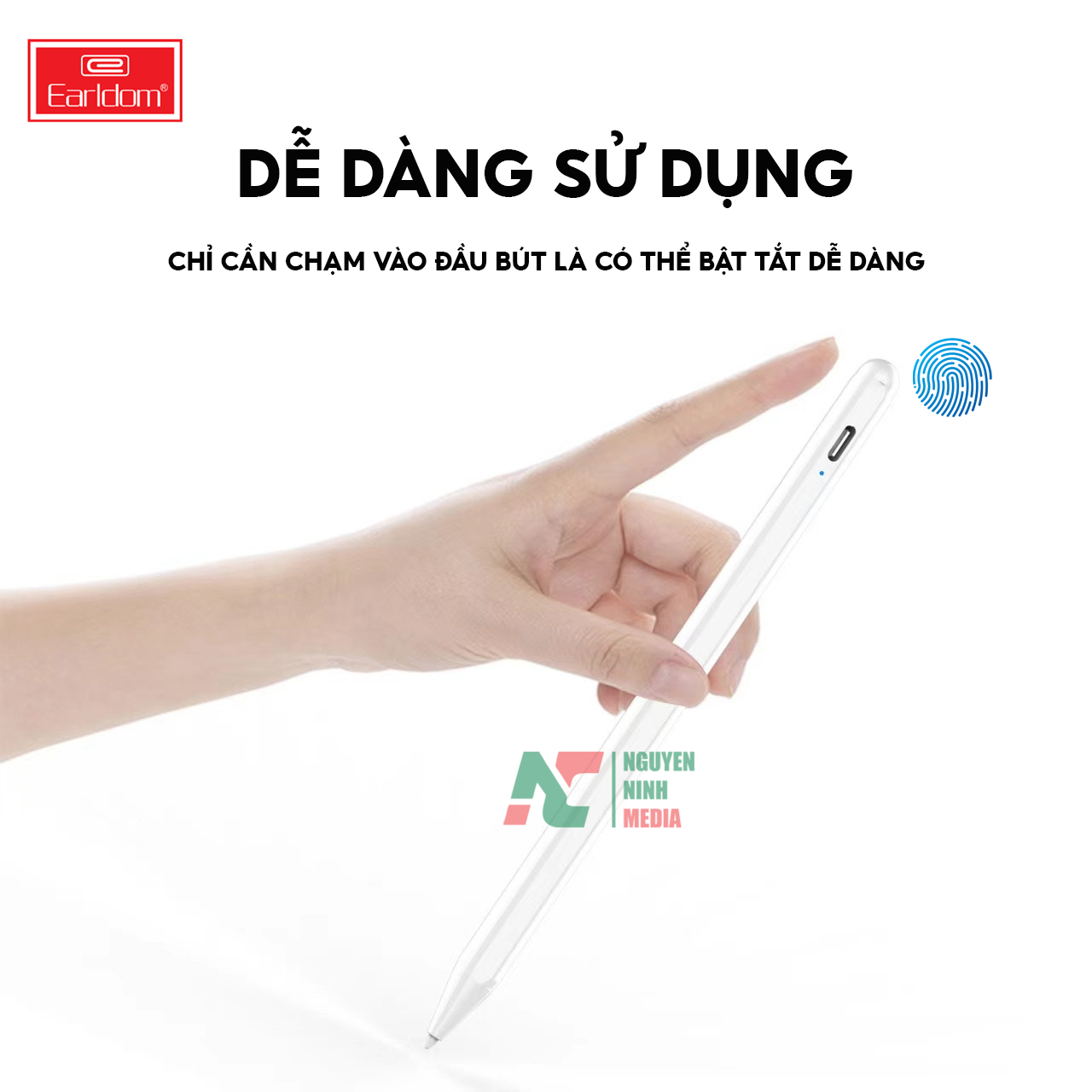 Bút Cảm Ứng Chống Tì Tay (Palm Rejecttion) Earldom ET - P4 - Hàng Chính Hãng