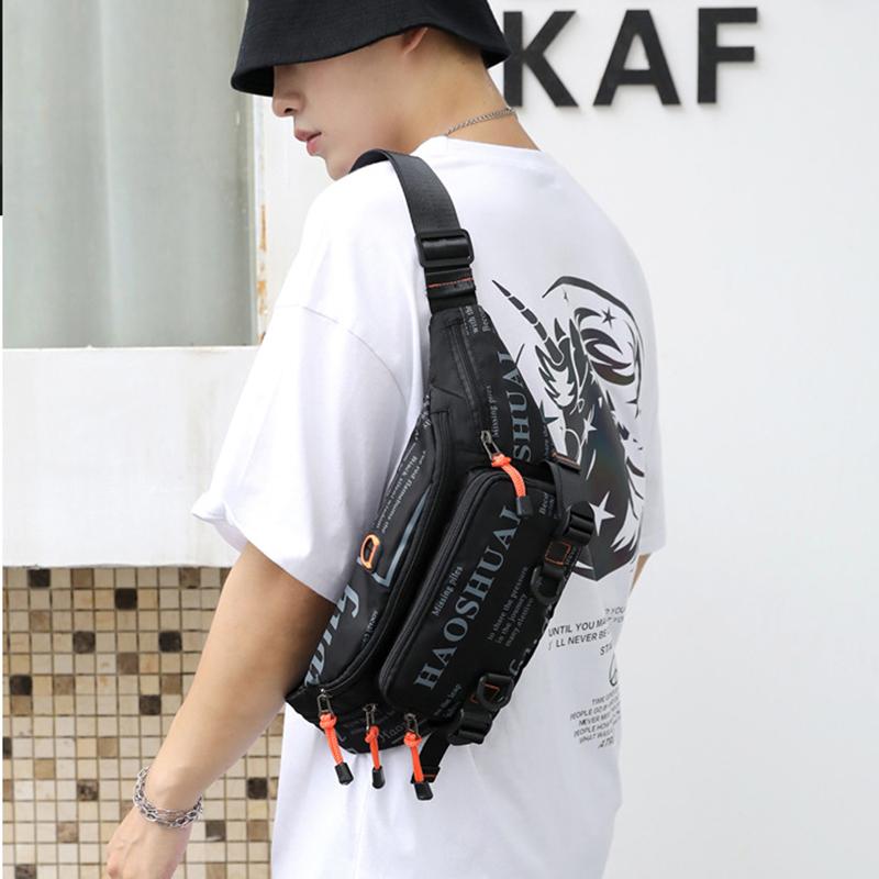 Nam Nylon Túi Thắt Lưng Túi Chạy Chống Nước Du Lịch Đa Năng Nam Sling Ngực Hông Nữ Bum Túi Đeo Hông