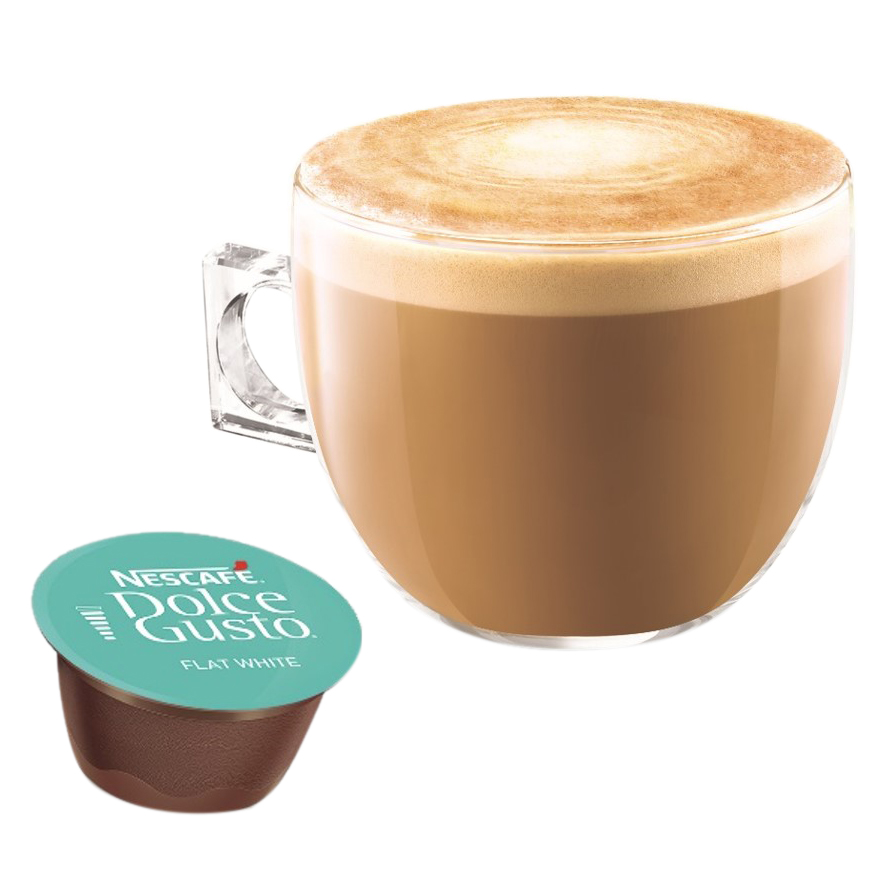 Hộp 16 Viên Nén Cà Phê Sữa Nescafe Dolce Gusto –  Café Flatwhite (144g)