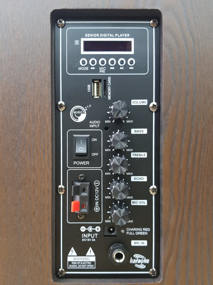 Loa kéo Karaoke Bluetooth Best Sound BD-1280: Bass 30, Có 2 Micro không dây đi kèm