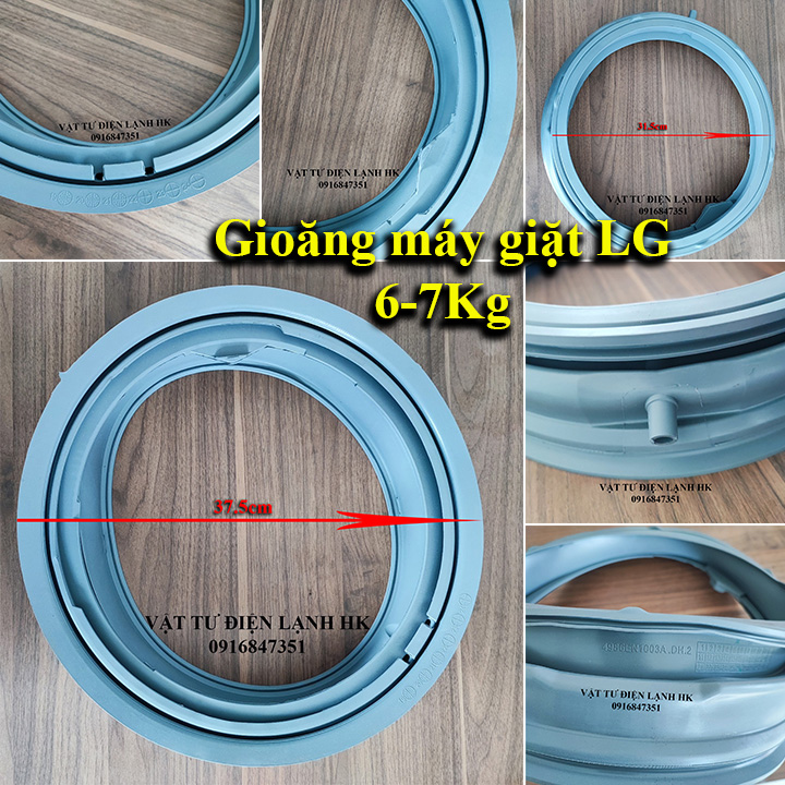 Gioăng dùng cho máy giặt LG có sấy không sấy 7kg 6kg 8kg 9kg 10kg ron cao su cánh cửa loại tốt zoăng mg Hàng mới