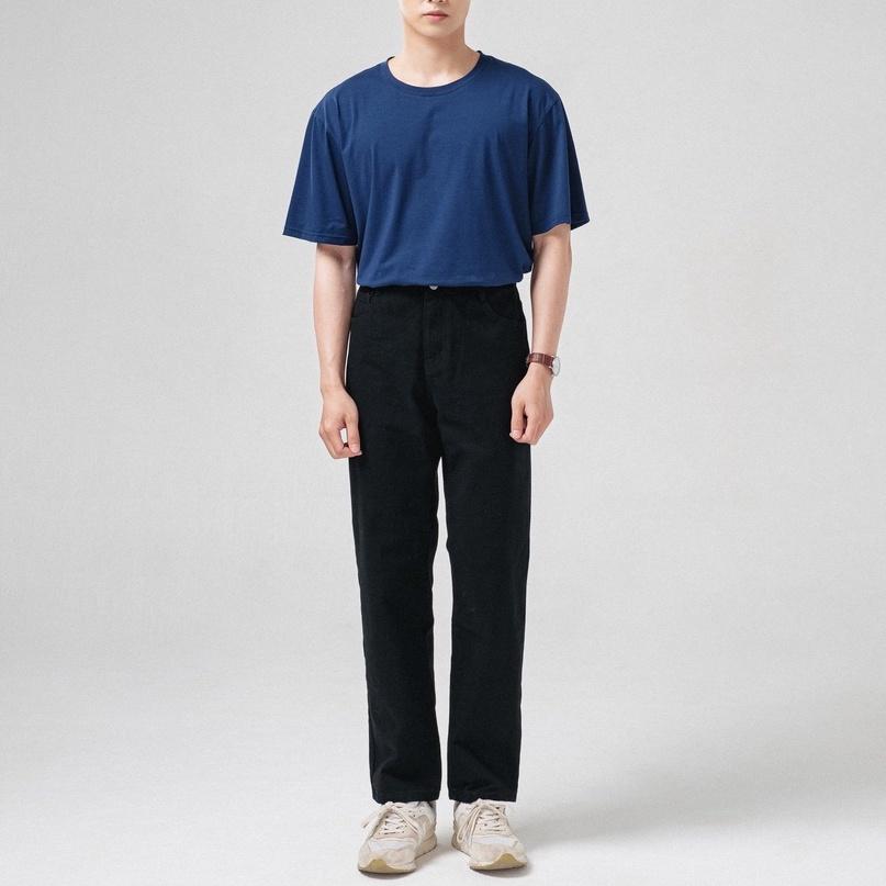 Quần jeans nam SSSTUTTER form suông denim CROPPED DENIM PANTS