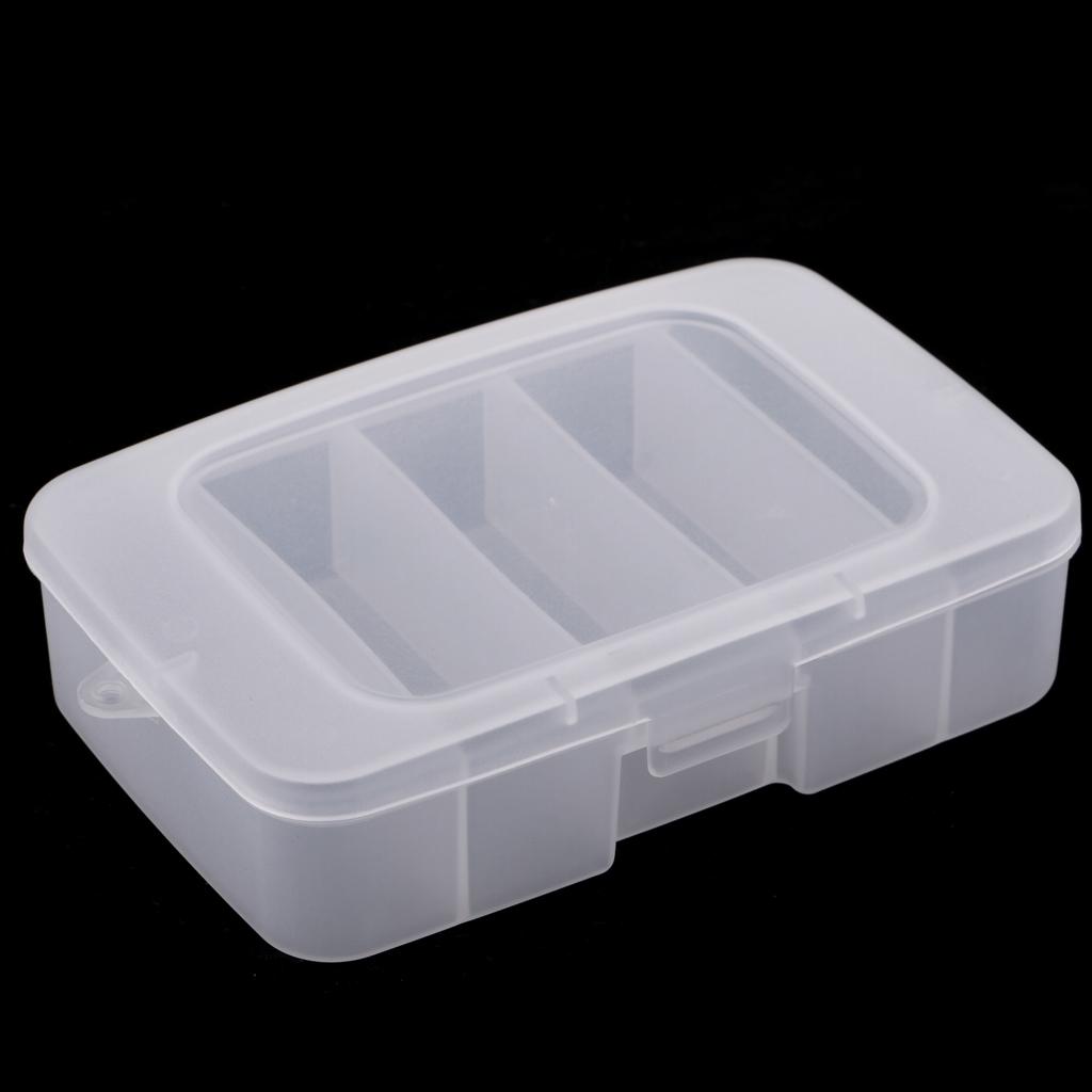 5 Compartments Waterproof Fishing Lure Bait Hook Tackle Box Storage Case