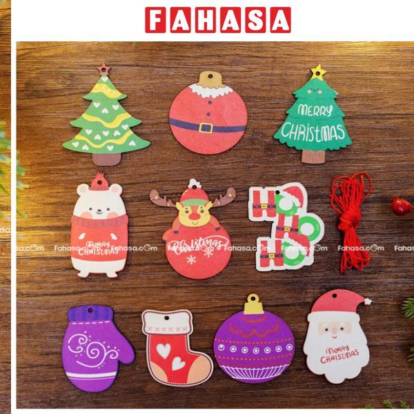 Dây Hình Gỗ Trang Trí Giáng Sinh - Bách Mộc - Set 4