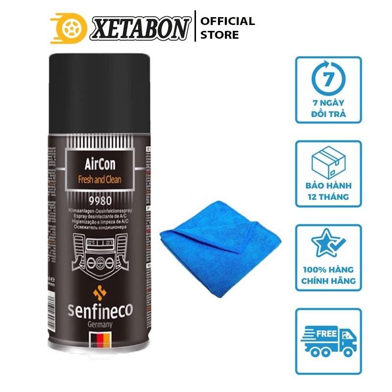Chai Xịt Khử Mùi & Khử Trùng Không Gian Nội Thất Nhập Khẩu Từ Đức Senfineco 9980 AirCon Fresh And Clean