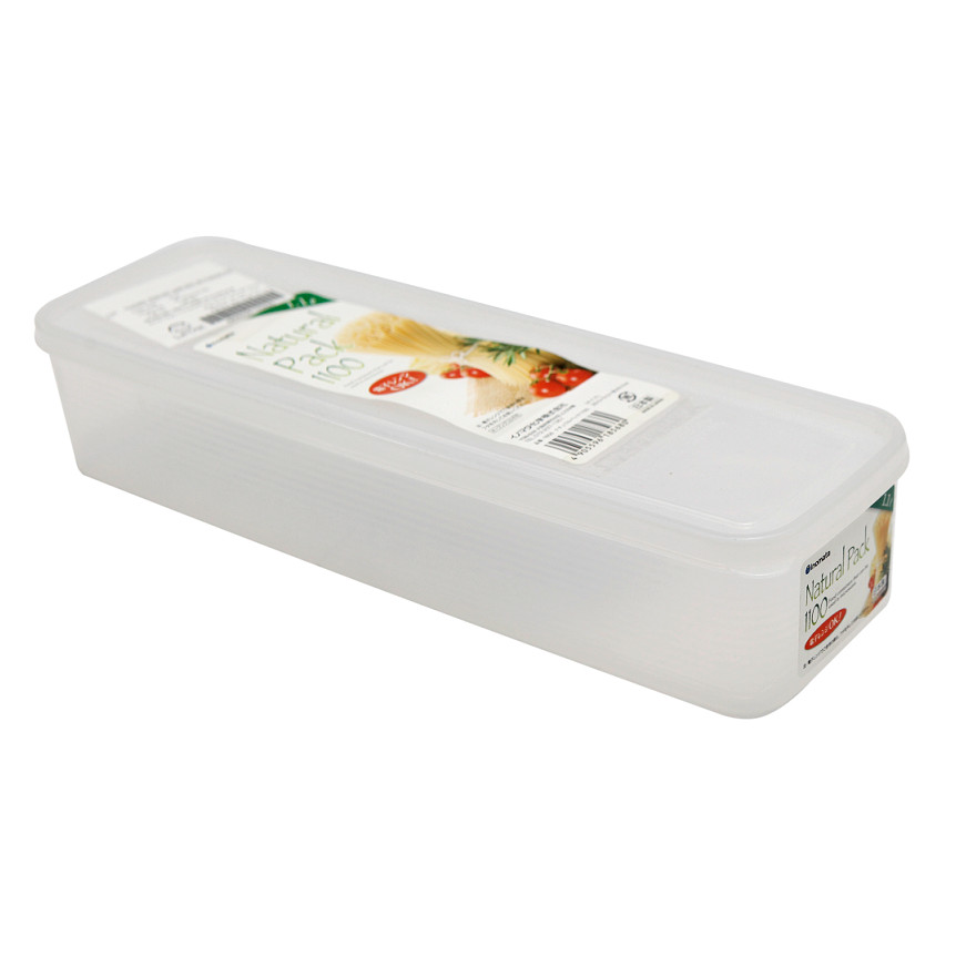 Hộp đựng thực phẩm hình chữ nhật 1100ml - Hàng nội địa Nhật Bản