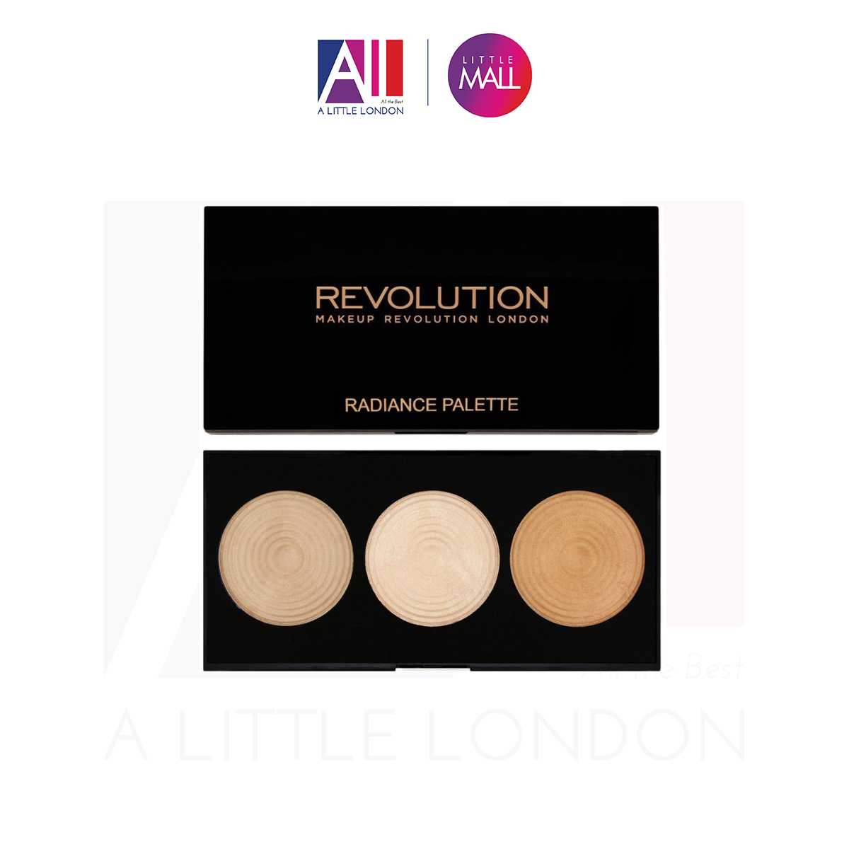 Highlight Makeup Revolution highlight powder palette (Dạng bảng)